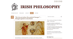 Desktop Screenshot of irishphilosophy.com